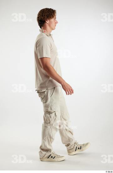 Man White Athletic Male Studio Poses