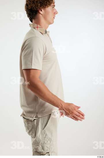 Man White Athletic Male Studio Poses