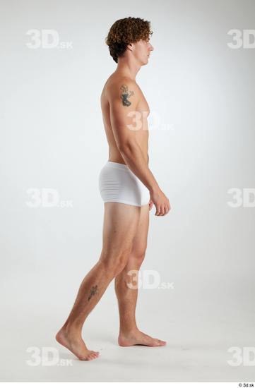 Man White Athletic Male Studio Poses