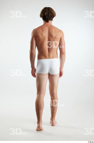 Man White Athletic Male Studio Poses