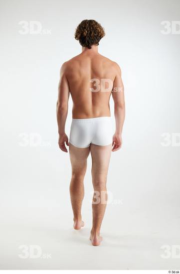 Man White Athletic Male Studio Poses