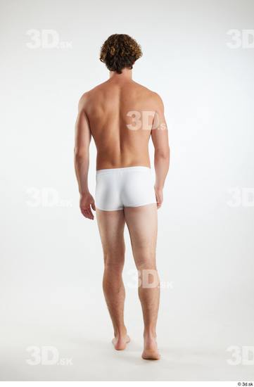 Man White Athletic Male Studio Poses