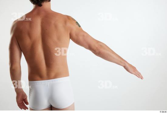 Man White Athletic Male Studio Poses