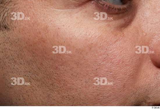 Face Cheek Skin Man Slim Wrinkles Studio photo references