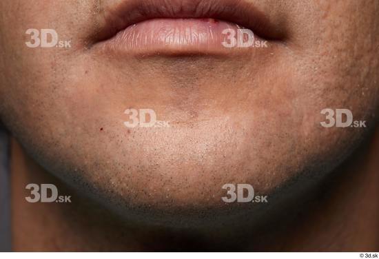 Face Mouth Skin Man Slim Studio photo references