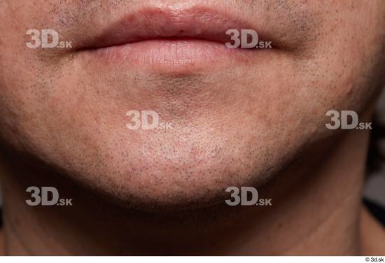 Face Mouth Skin Man Slim Studio photo references