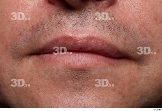 Face Mouth Skin Man Slim Studio photo references