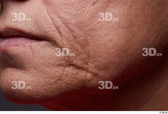 Face Mouth Cheek Skin Woman Slim Wrinkles Studio photo references