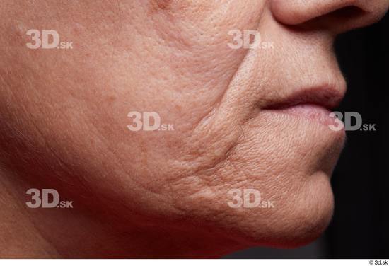 Face Mouth Cheek Skin Woman Slim Wrinkles Studio photo references