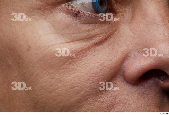 Eye Face Nose Cheek Skin Woman Slim Wrinkles Studio photo references