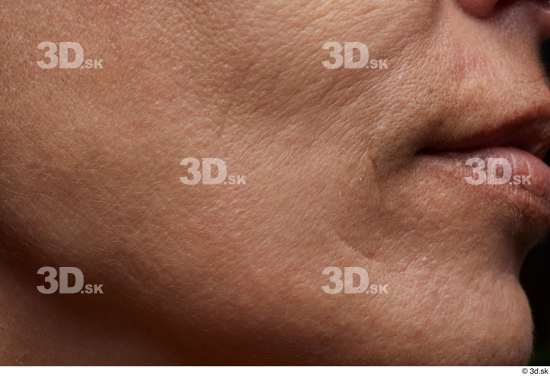 Face Mouth Cheek Skin Woman Slim Wrinkles Studio photo references