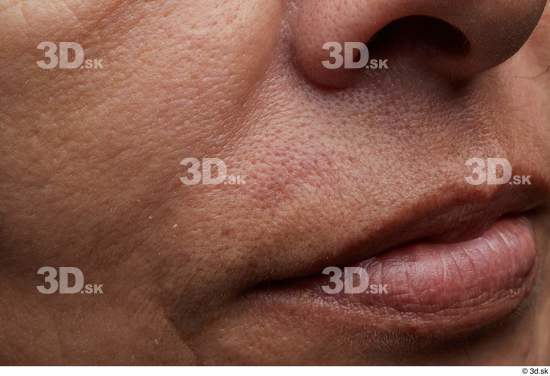 Face Mouth Nose Cheek Skin Woman Slim Wrinkles Studio photo references