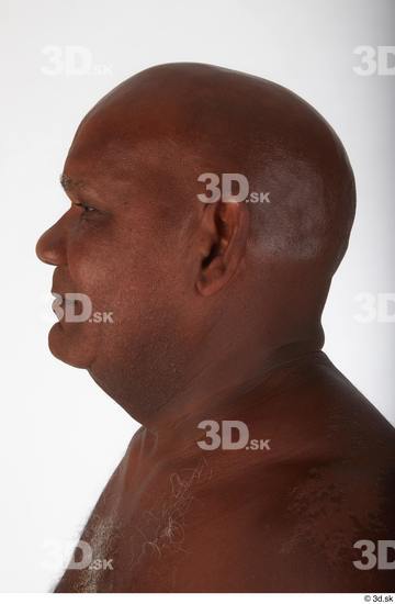 Head Man Black Chubby Bald Street photo references