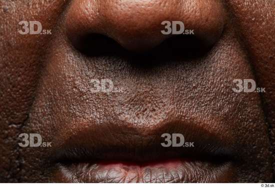 Face Mouth Nose Skin Man Black Slim Wrinkles Studio photo references