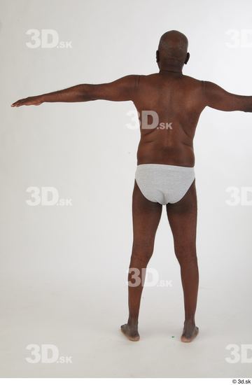 Whole Body Man T poses Black Slim Street photo references