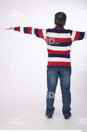 Whole Body Man T poses Casual Slim Street photo references