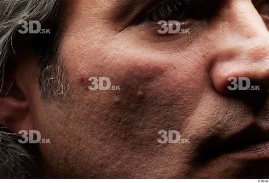 Eye Face Nose Cheek Hair Skin Man Slim Wrinkles Studio photo references