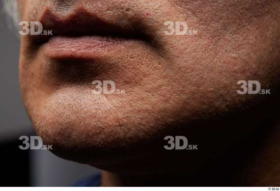 Face Mouth Cheek Skin Man Slim Wrinkles Studio photo references