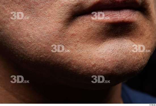 Face Mouth Cheek Skin Man Slim Wrinkles Studio photo references