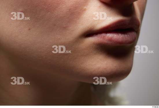 Face Mouth Cheek Skin Woman White Slim Studio photo references