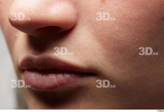 Face Mouth Nose Cheek Skin Woman White Slim Studio photo references