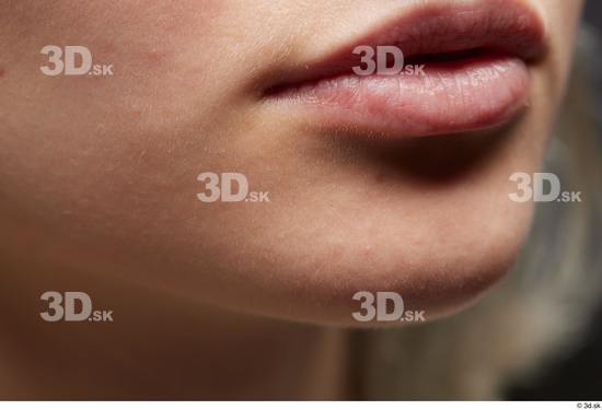 Face Mouth Cheek Skin Woman White Slim Studio photo references