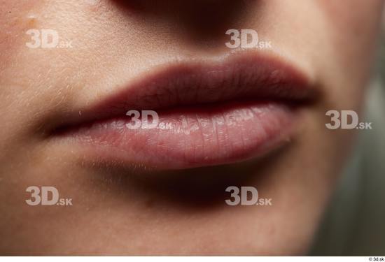 Face Mouth Skin Woman White Slim Studio photo references