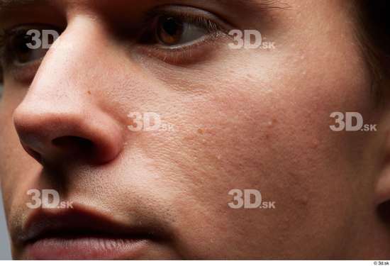 Eye Face Mouth Nose Cheek Skin Man White Slim Studio photo references