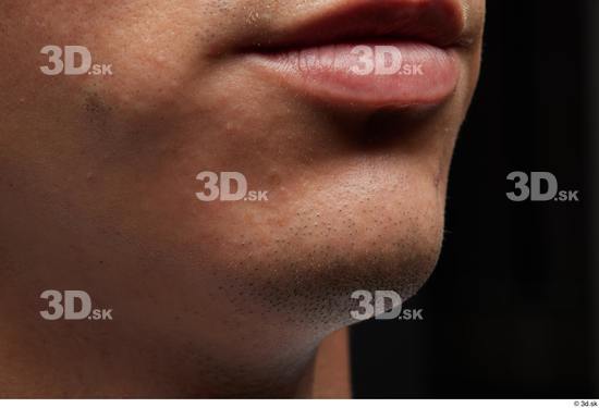 Face Mouth Skin Man White Slim Studio photo references