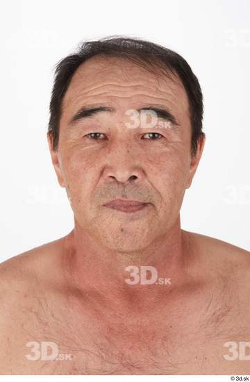 Face Man Asian Slim Studio photo references