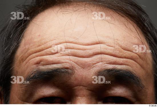 Face Hair Skin Man Asian Slim Wrinkles Studio photo references