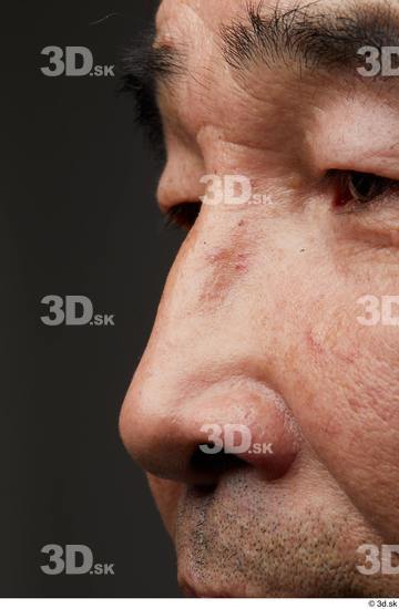 Face Nose Skin Man Asian Slim Wrinkles Studio photo references