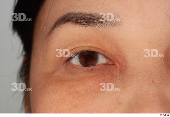 Eye Skin Woman Asian Chubby Studio photo references