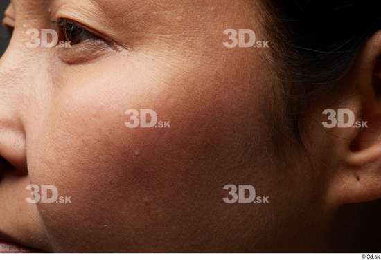 Eye Face Cheek Ear Hair Skin Woman Asian Chubby Studio photo references