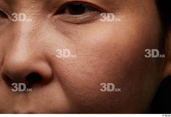 Eye Face Nose Cheek Skin Woman Asian Chubby Studio photo references