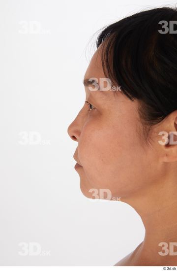 Nose Woman Asian Chubby Street photo references