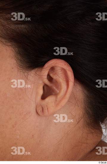 Ear Woman Casual Overweight Street photo references