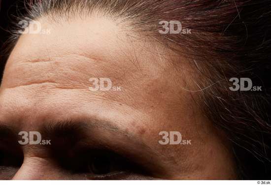 Face Hair Skin Woman Overweight Wrinkles Studio photo references