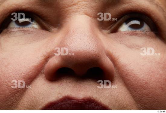 Face Mouth Nose Cheek Skin Woman Overweight Wrinkles Studio photo references