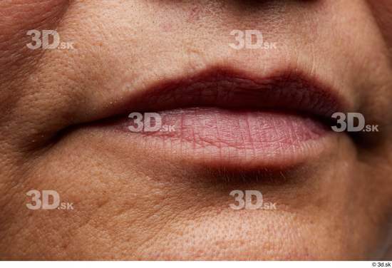 Face Mouth Skin Woman Overweight Studio photo references