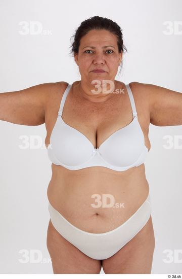 Upper Body Woman Overweight Street photo references