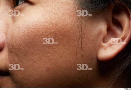 Face Cheek Ear Skin Woman Slim Studio photo references