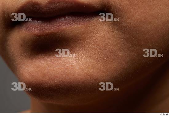 Face Mouth Cheek Skin Woman Slim Studio photo references