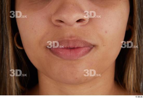 Mouth Nose Woman Casual Slim Street photo references
