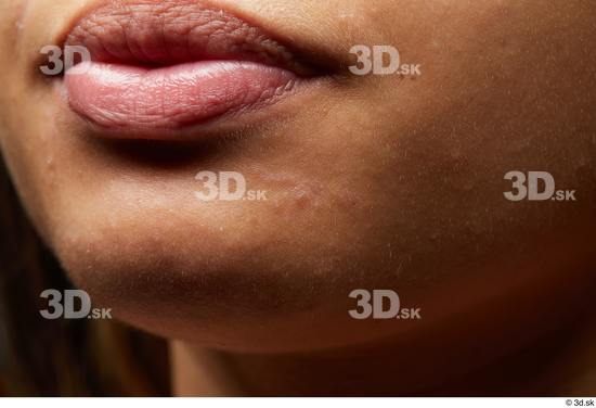 Face Mouth Cheek Skin Woman Slim Studio photo references