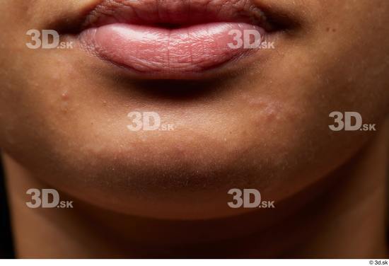 Face Mouth Skin Woman Slim Studio photo references