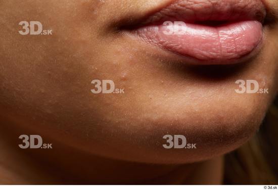 Face Mouth Skin Woman Slim Studio photo references