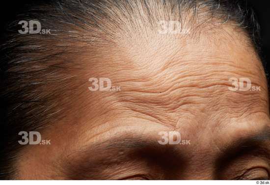 Face Hair Skin Woman Asian Slim Wrinkles Studio photo references