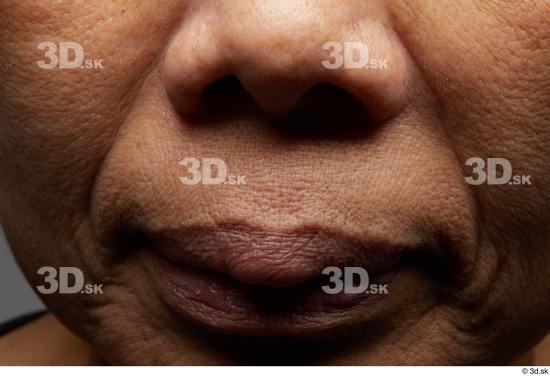 Face Mouth Nose Cheek Skin Woman Asian Slim Wrinkles Studio photo references