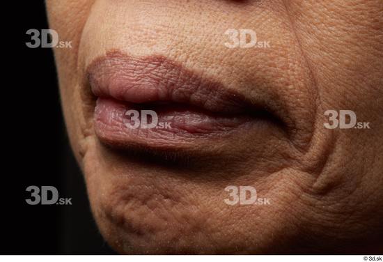 Face Mouth Skin Woman Asian Slim Wrinkles Studio photo references